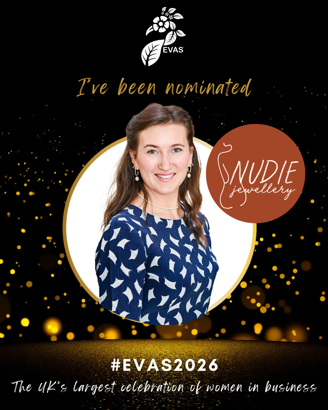 Nudie Jewellery Nominated for EVAS Award for Hypoallergenic Jewellery