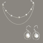 Maris Duo Earrings Set Sterling Silver