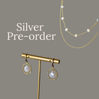 Maris Duo Earrings Set Sterling Silver