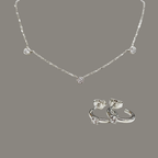 Avalon Duo Earrings Set Sterling Silver