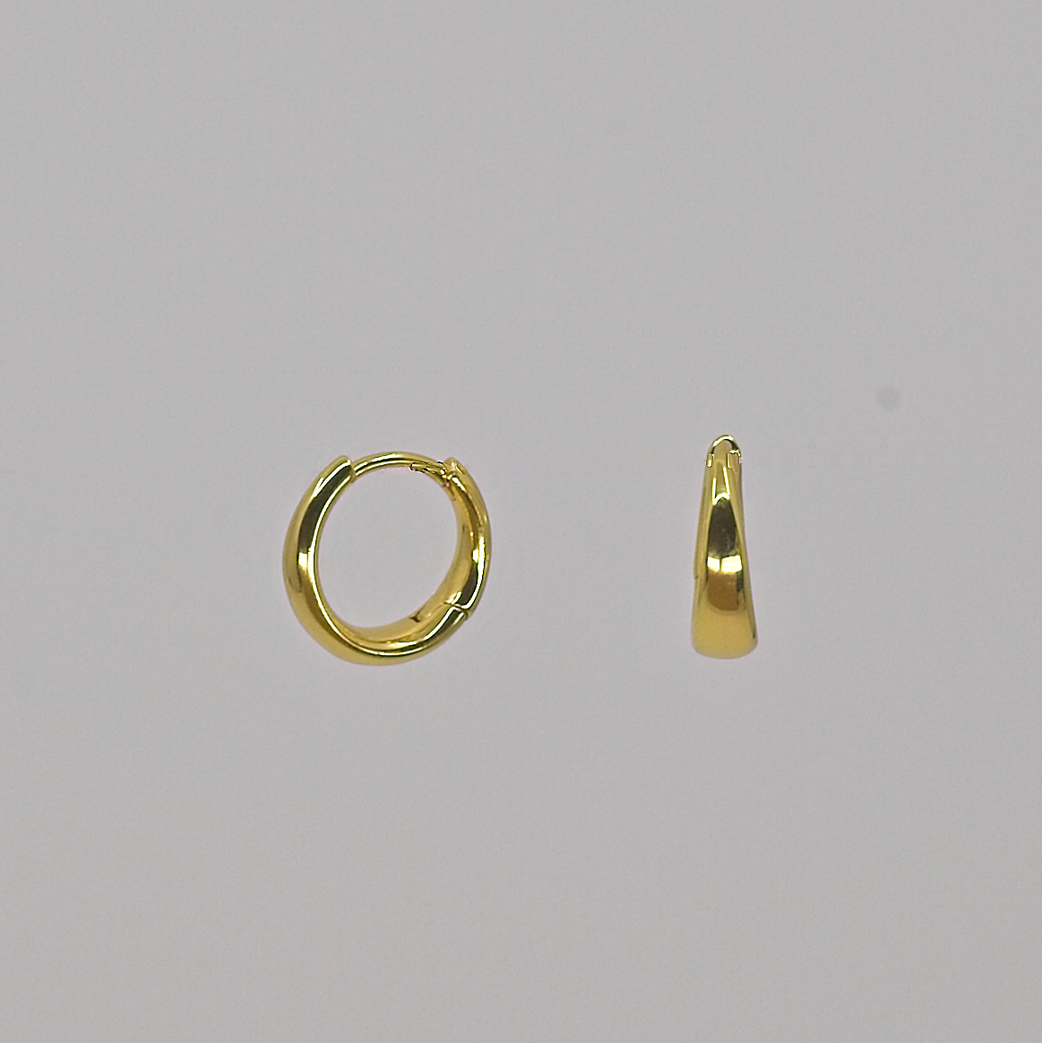 Bell Huggie Hoops