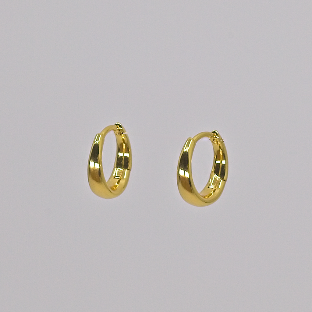 Bell Huggie Hoops