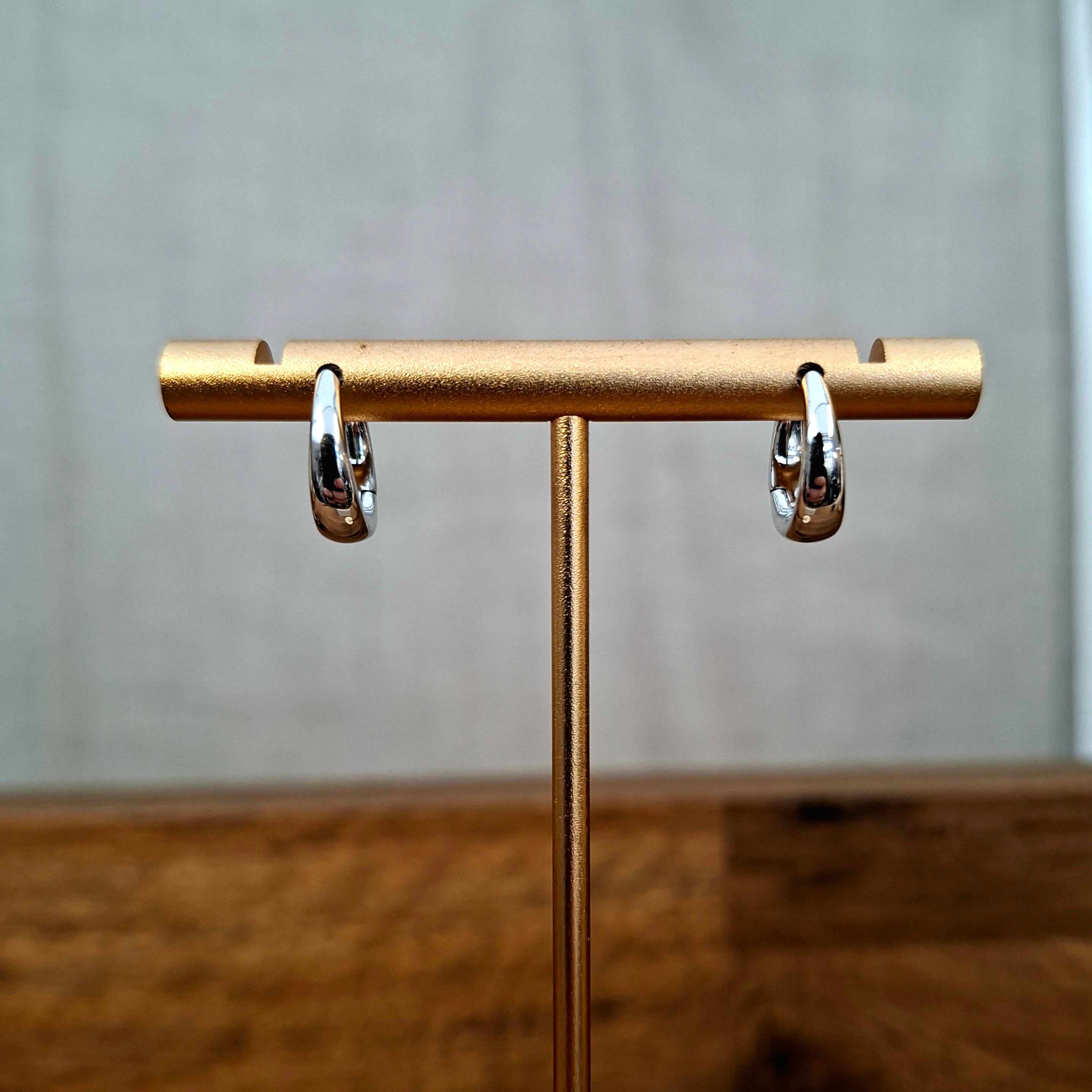 Bell Huggie Hoops