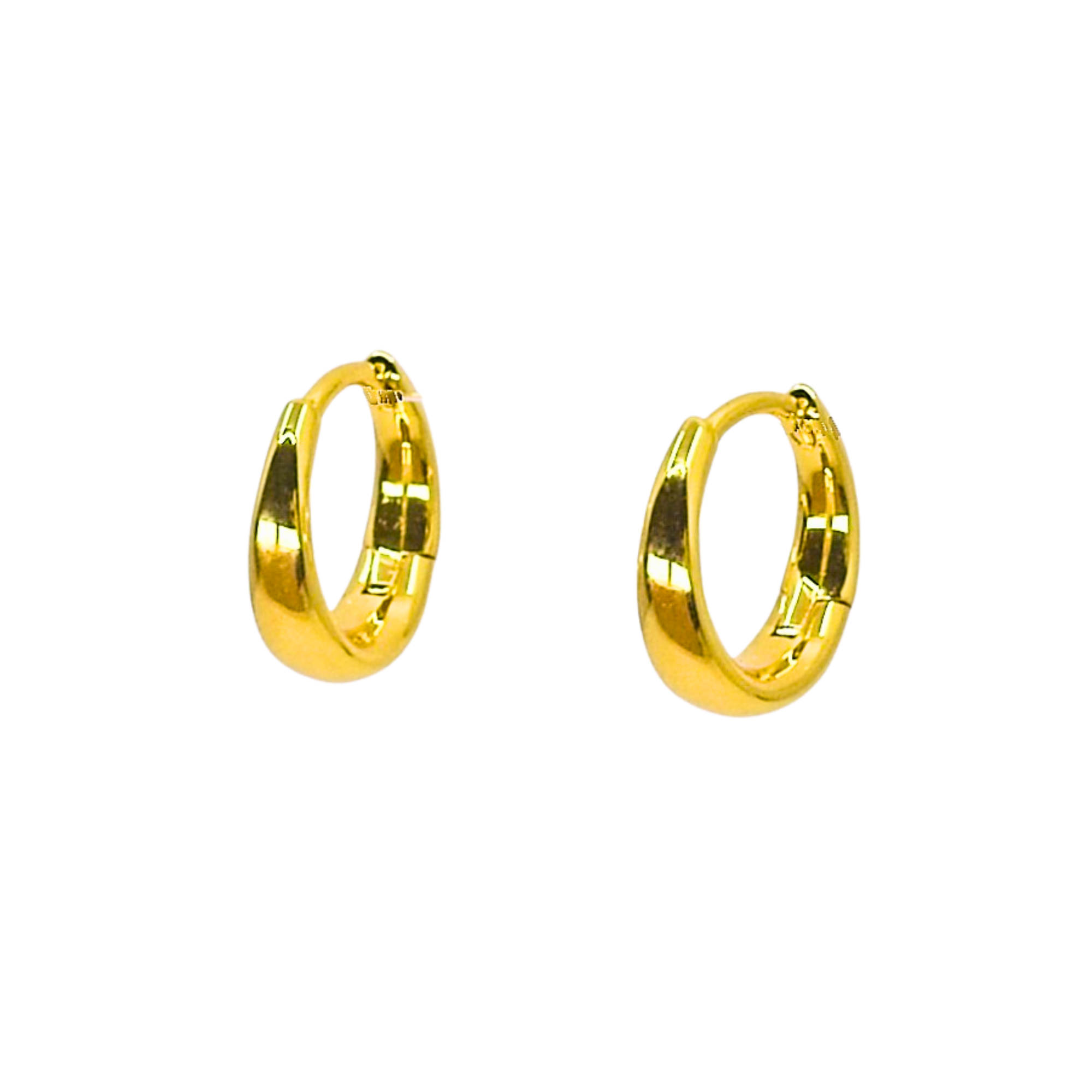 Bell Huggie Hoops