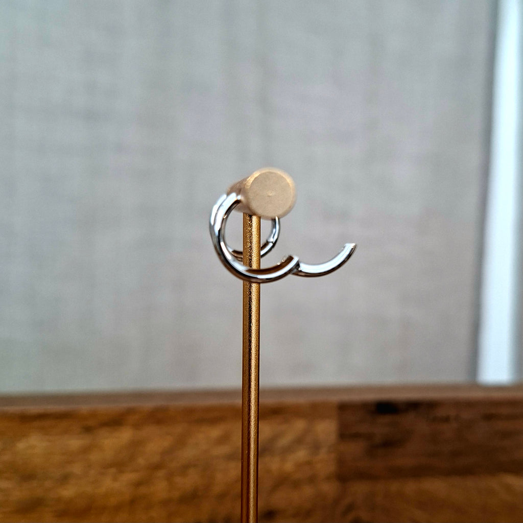 Bell Huggie Hoops