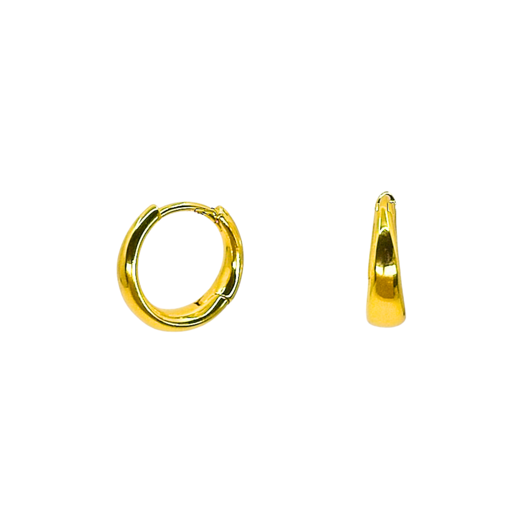 Bell Huggie Hoops